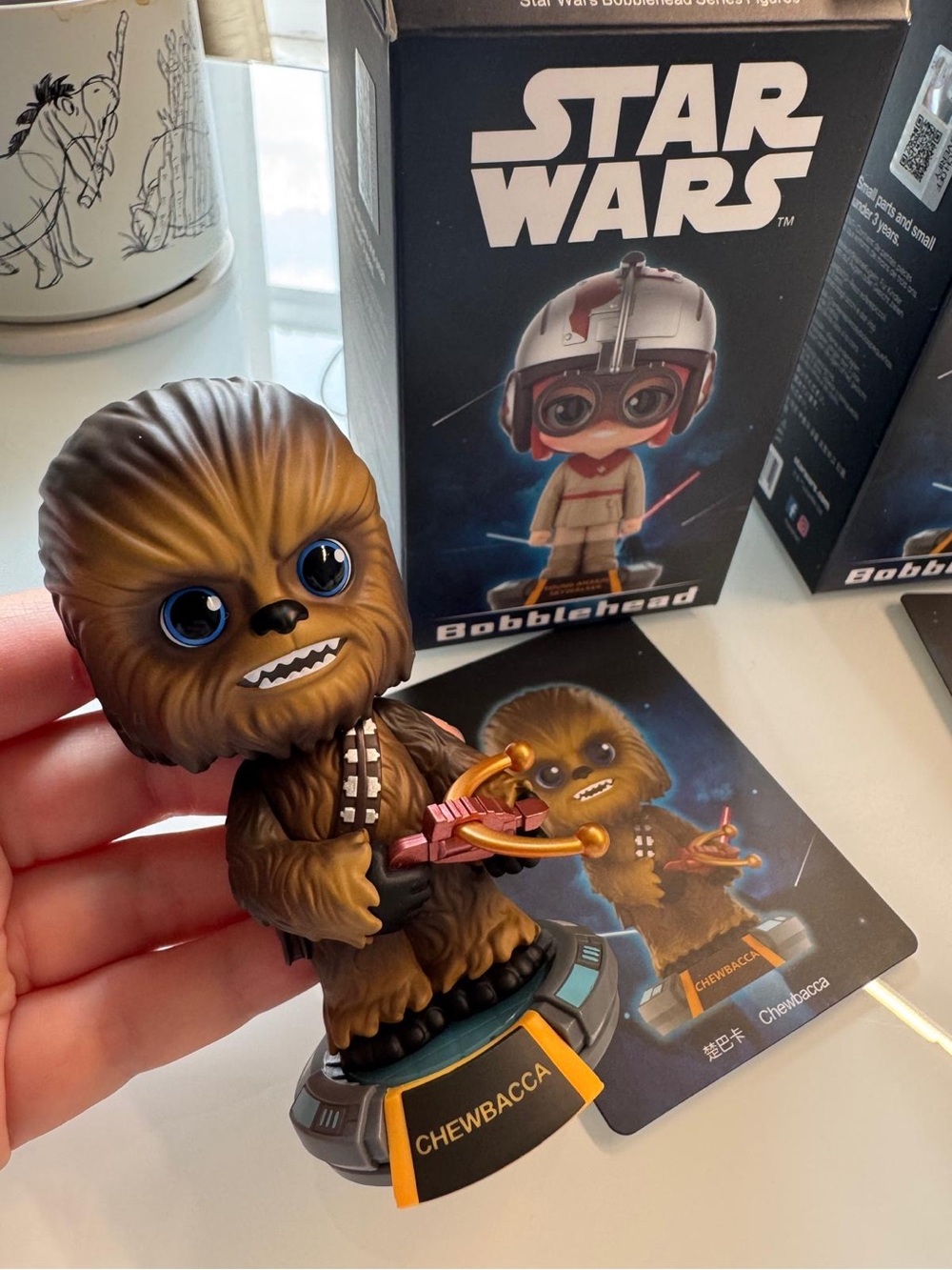 New Disney Chewbacca 2025 Pop Mart Star Wars Bobble Head Blind Box 3” Figure